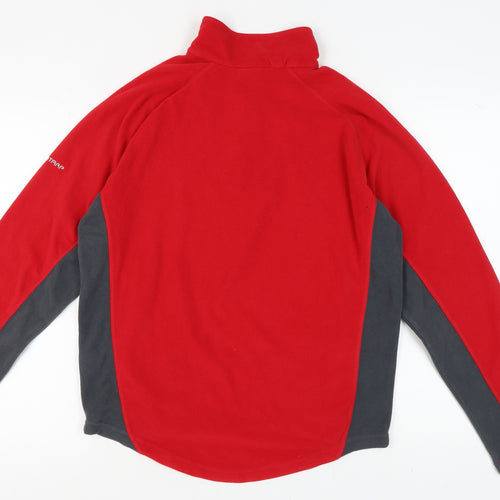 Trespass Men's Red Fleece Pullover Sweatshirt M