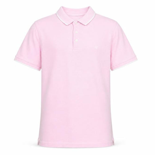 Jack & Jones Pink Mens Polo Shirt L Casual