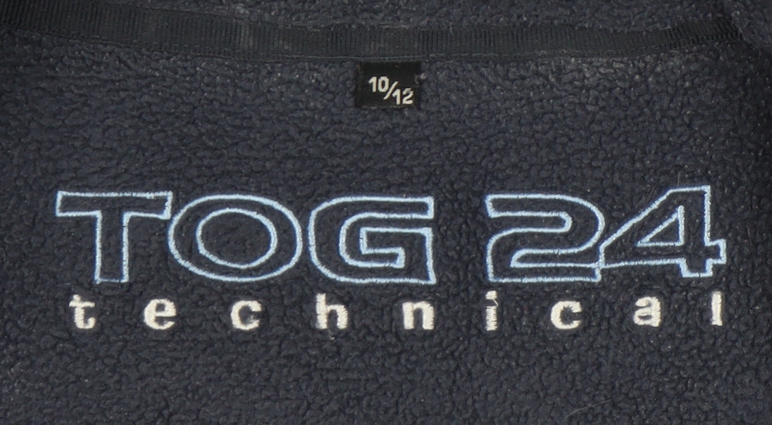 TOG 24 Women's Black Fleece Jacket Size 10