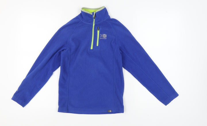 Karrimor Boys Blue Fleece Sweatshirt 9-10 Years