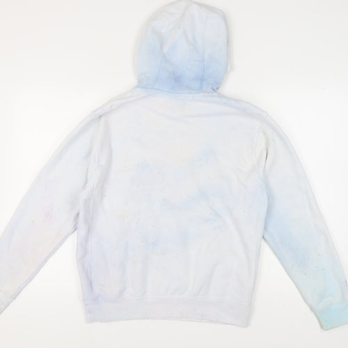 Nike Women's White Hoodie Small, Logo, Hooded, Cotton