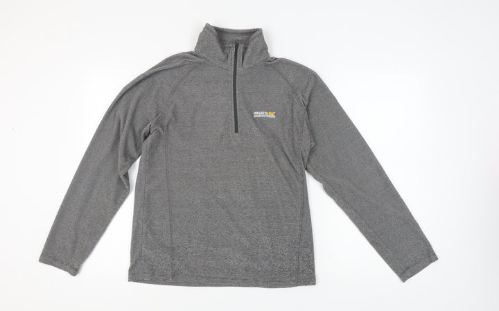 Regatta Men's Grey 1/4 Zip Sweatshirt Size M