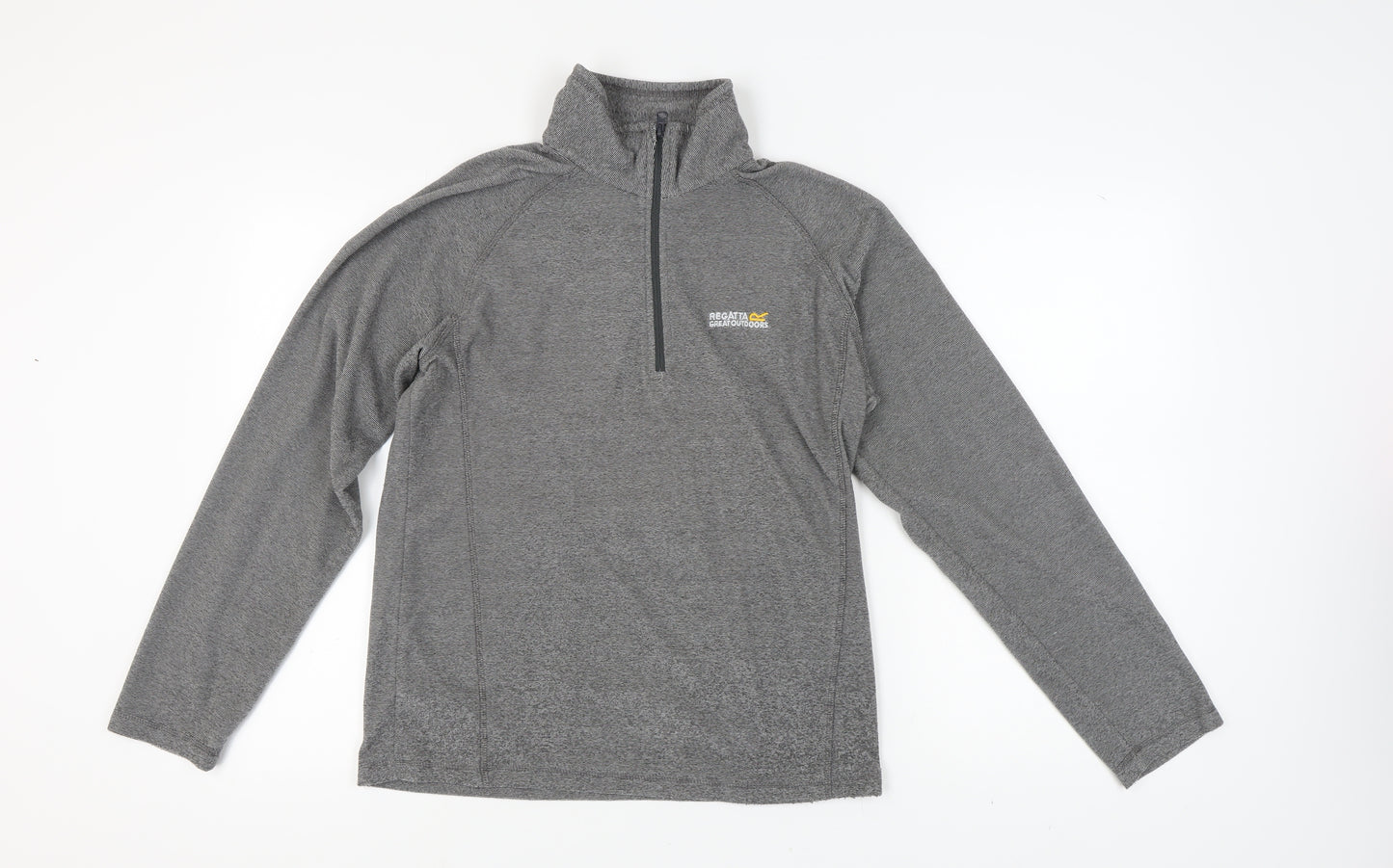Regatta Men's Grey 1/4 Zip Sweatshirt Size M