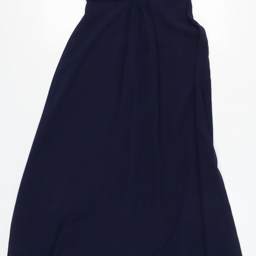 Monsoon Women's Blue Maxi Dress Size 8 Formal