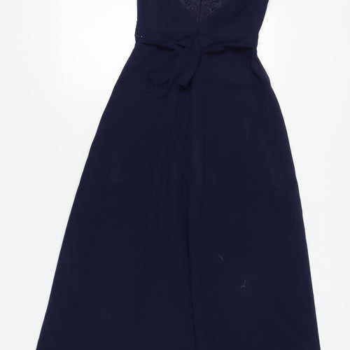 Monsoon Women's Blue Maxi Dress Size 8 Formal