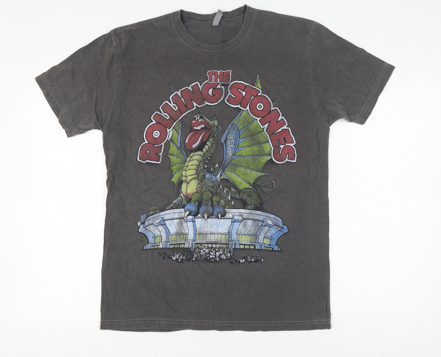 Next Level Apparel Unisex Grey Graphic T-Shirt L