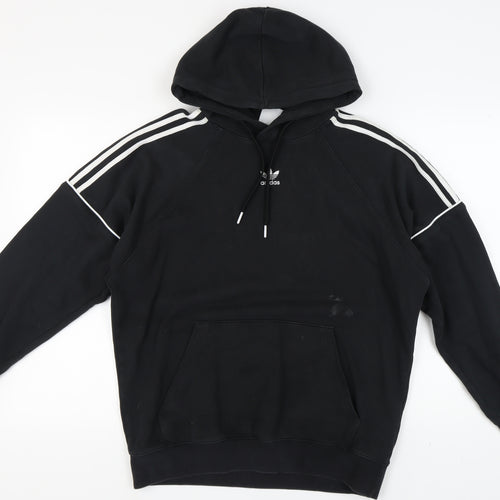 Adidas Unisex Black Hoodie M with Logo