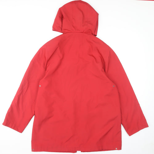 Outer Layer Women's Red Rain Coat Size 12