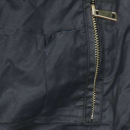 River Island Women's Black Parka Jacket Size 14