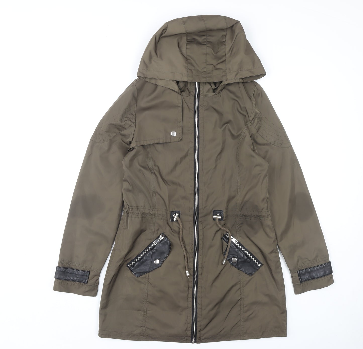 Red Herring Women's Green Parka Jacket, Size S