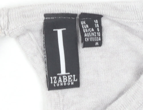 Izabel London Women's Grey Knit Pullover Jumper Size 10