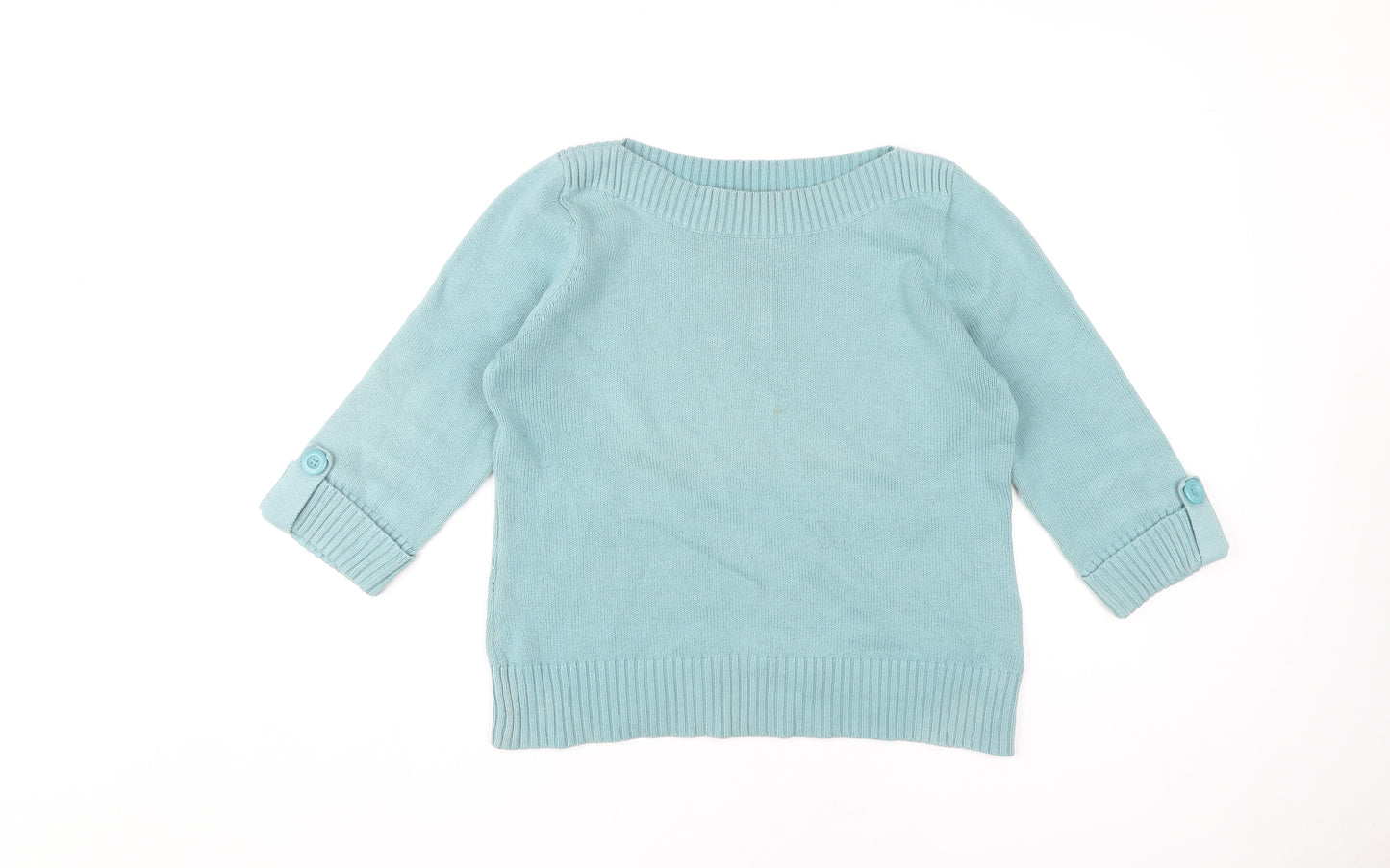 Marks and Spencer Blue Women's Jumper, Size 14, 3/4 Sleeve