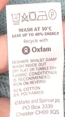 Marks and Spencer Blue Women's Jumper, Size 14, 3/4 Sleeve