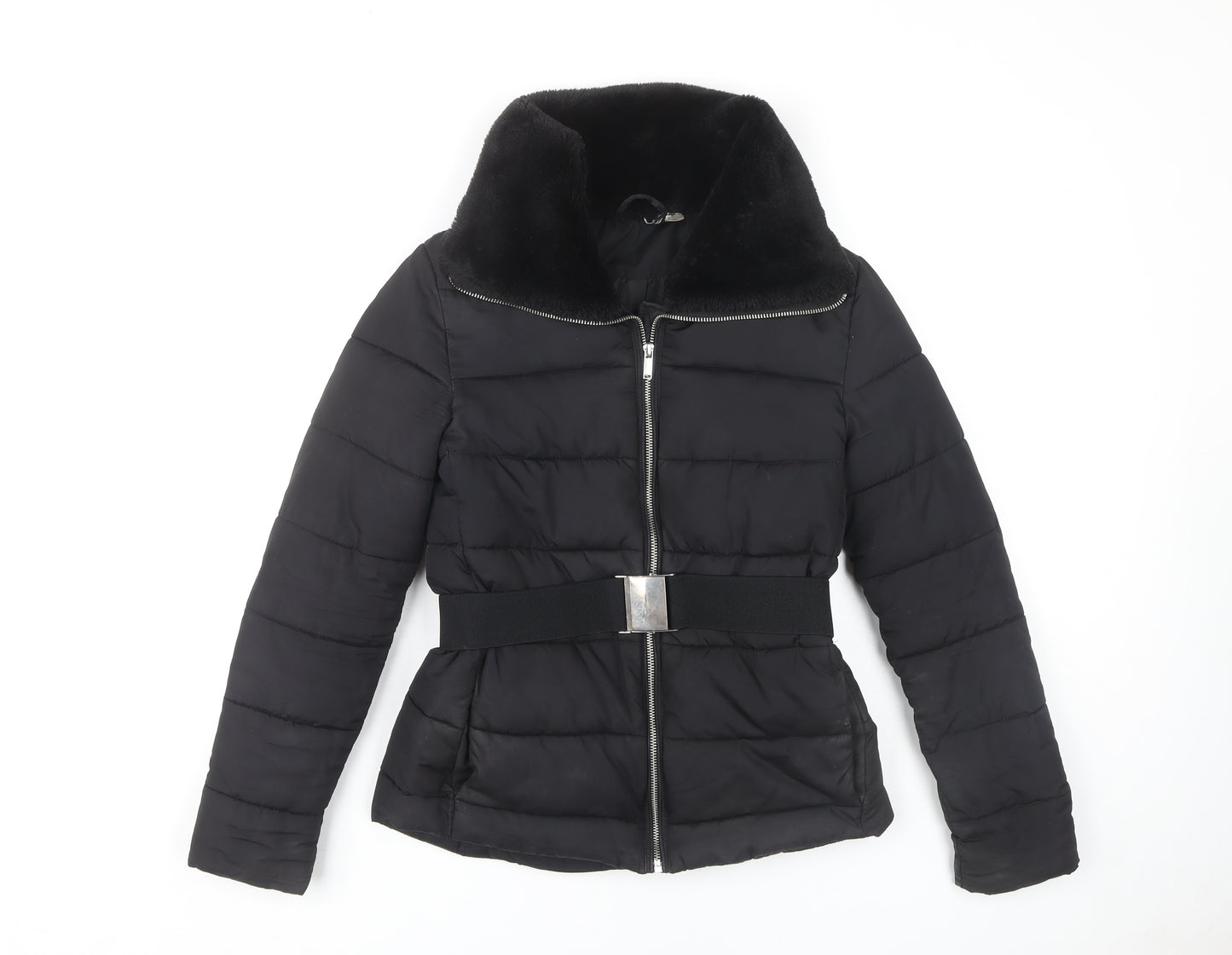 Divided Women's Black Puffer Jacket Size 6