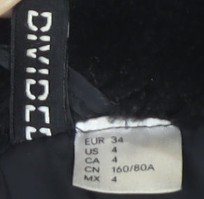 Divided Women's Black Puffer Jacket Size 6