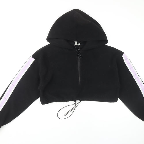 ASOS Women's Black Full Zip Hoodie - Size M
