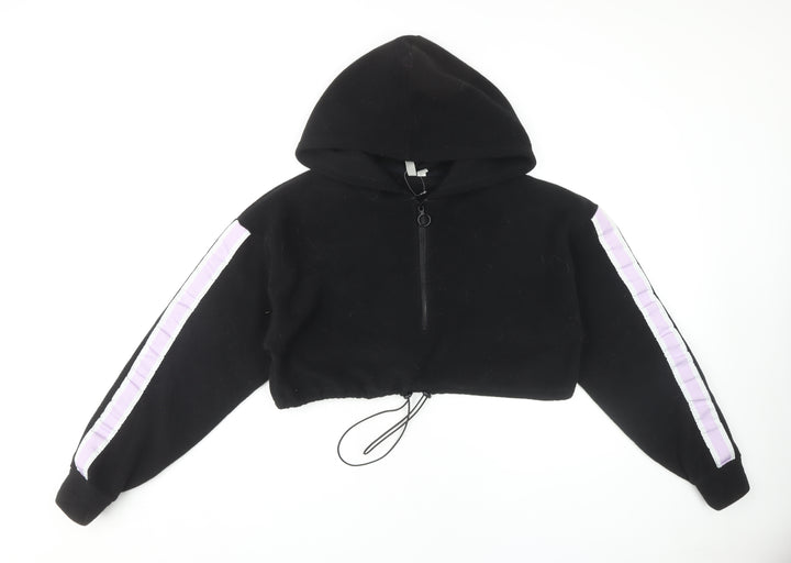 ASOS Women's Black Full Zip Hoodie - Size M
