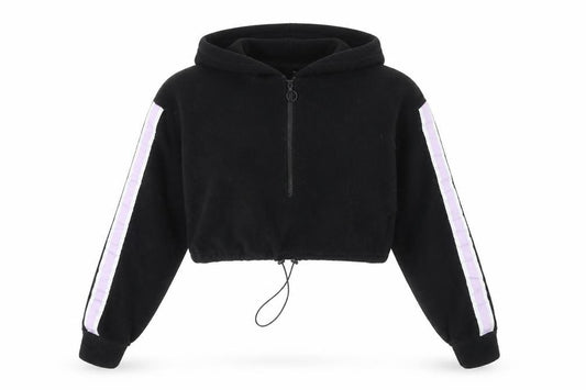 Front view of ASOS Women's Black Full Zip Hoodie -, size M