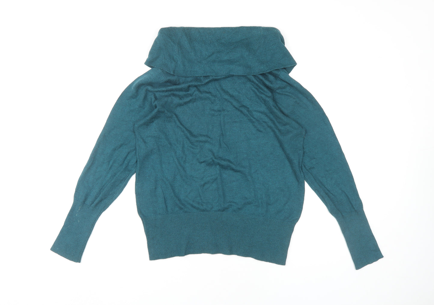 Store Twenty One Green Cowl Neck Jumper Size 14