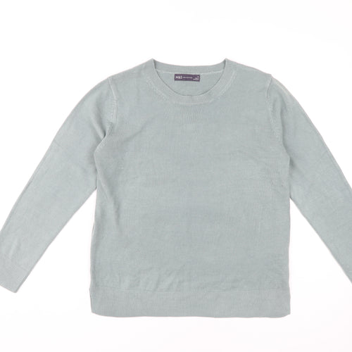 Marks and Spencer Women's Green Pullover Jumper