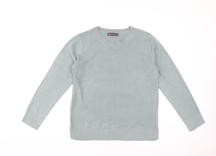 Marks and Spencer Women's Green Pullover Jumper