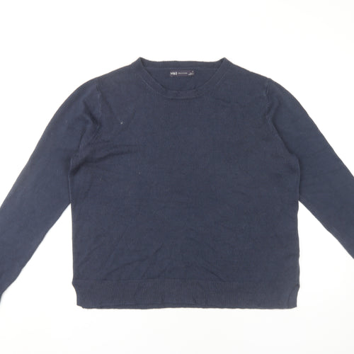 Marks and Spencer Women's Size 16 Blue Pullover Jumper