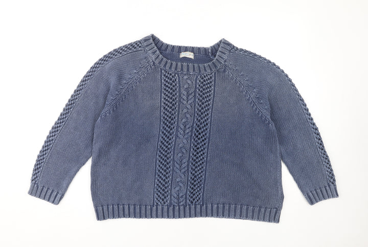Marks and Spencer Women's Blue Pullover Jumper - Size 18