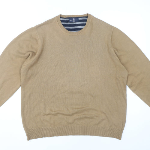 Marks and Spencer Women's Beige Pullover Jumper L