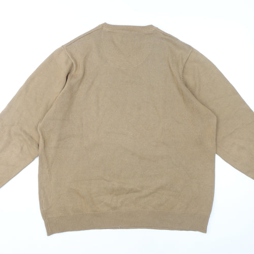 Marks and Spencer Women's Beige Pullover Jumper L