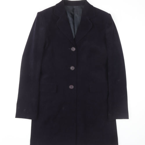 Dorothy Perkins Women's Black Long Coat Size 10
