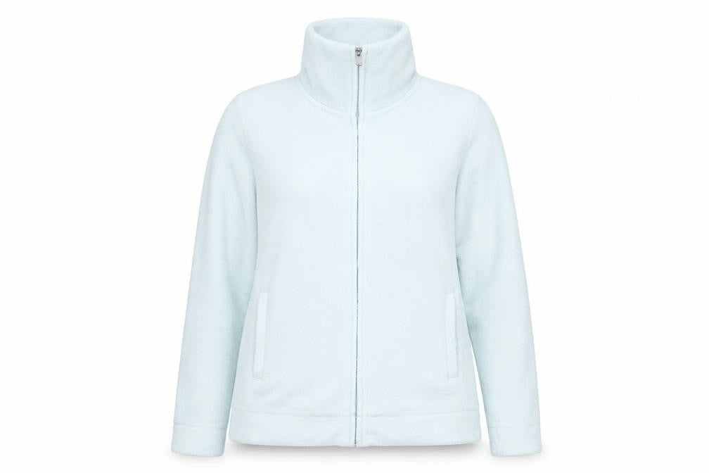 Front view of Berkertix Women's Blue Jacket, size 16, Full Zip Casual