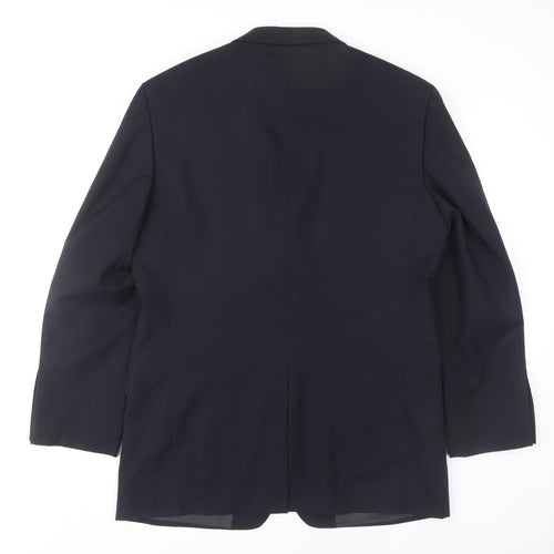 Balmain Men's Blue Blazer, 40R, Formal