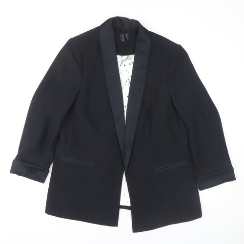 Marks and Spencer Women's Black Shawl Blazer Size 12