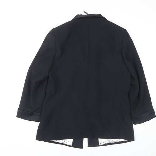 Marks and Spencer Women's Black Shawl Blazer Size 12