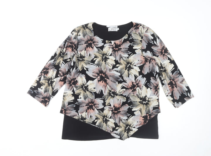 Anne Smith Women's Multicoloured Floral Blouse M/L