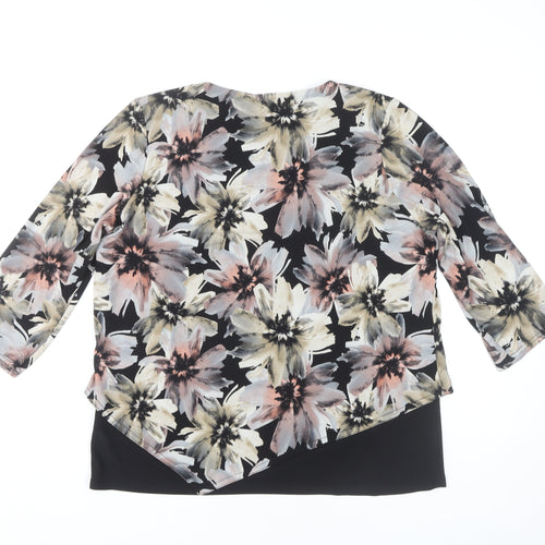 Anne Smith Women's Multicoloured Floral Blouse M/L