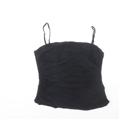 Monsoon Women's Black Silk Camisole, Size 14