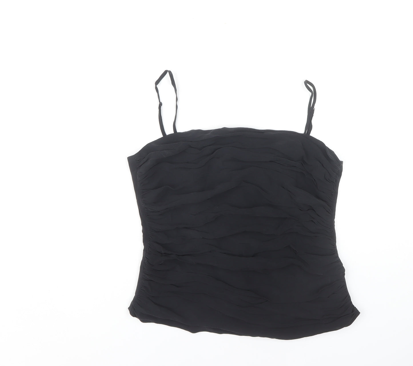 Monsoon Women's Black Silk Camisole, Size 14