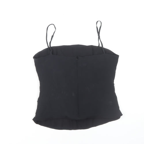 Monsoon Women's Black Silk Camisole, Size 14