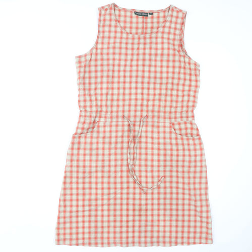 Racing Green Women's Multicolour Check Dress 14