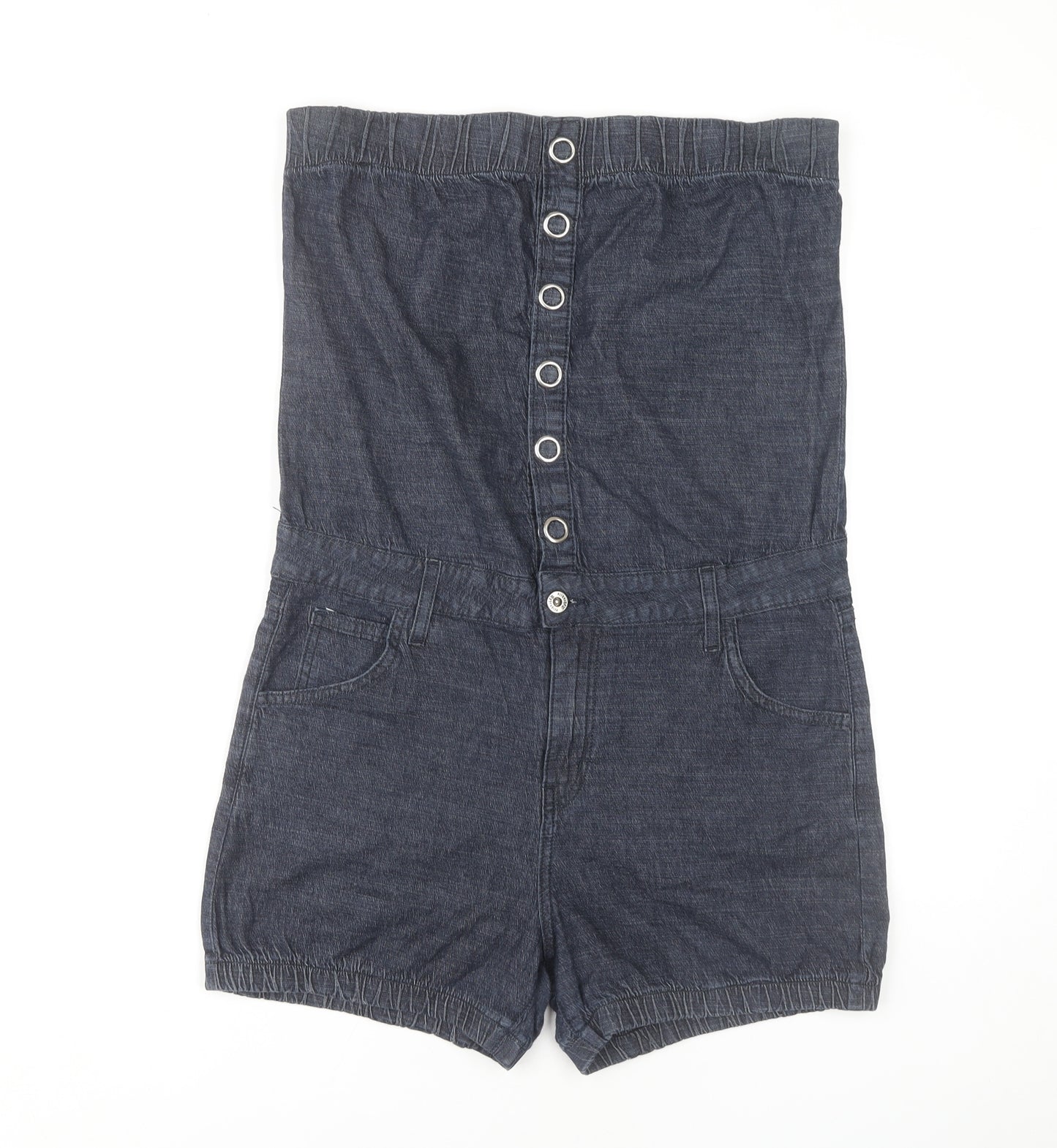 Aphrodite Women's Blue Denim Playsuit Size XL