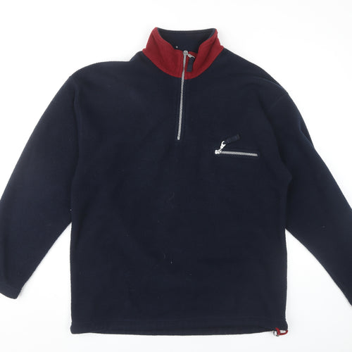Marks & Spencer Men's Blue Pullover Sweatshirt Medium