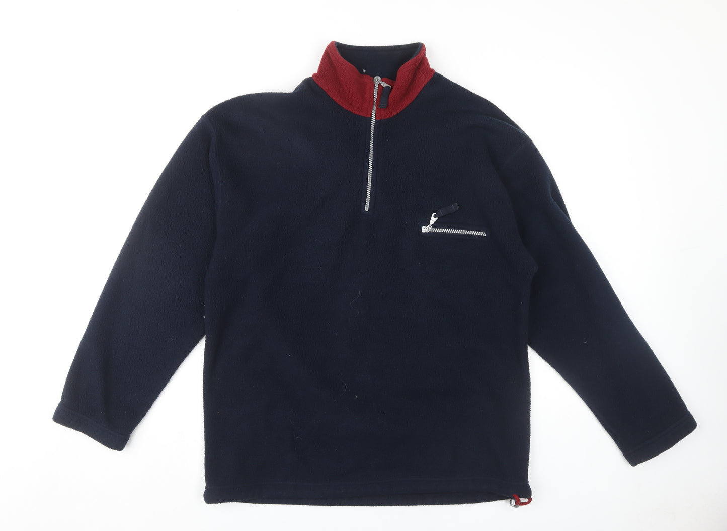 Marks & Spencer Men's Blue Pullover Sweatshirt Medium