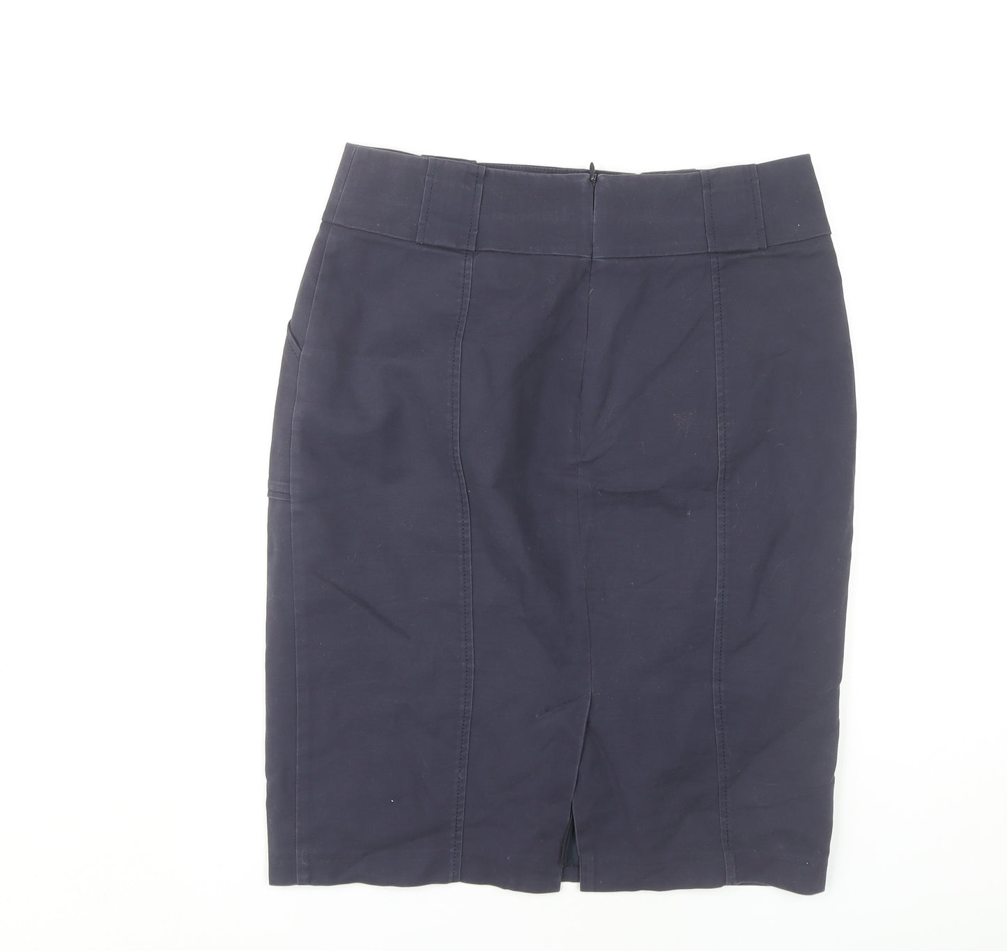 Marks and Spencer Women's Blue Pencil Skirt, Size 10