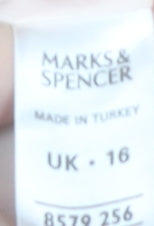 Marks & Spencer Women's Multicoloured V-Neck Top, Size 16