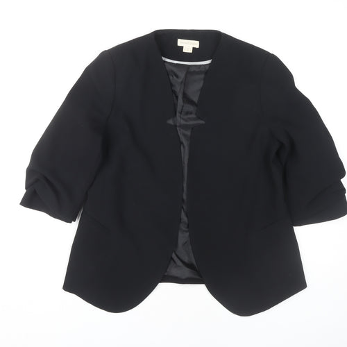 Monsoon Women's Black 3/4 Sleeve Blazer Size 10