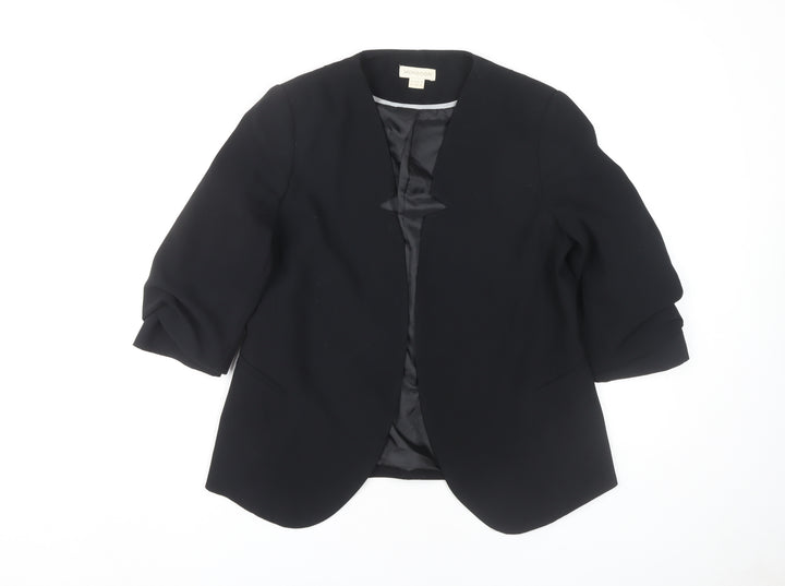 Monsoon Women's Black 3/4 Sleeve Blazer Size 10