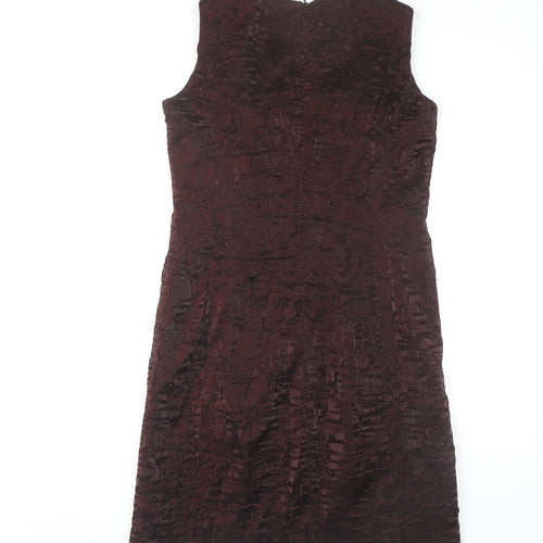 NIL'S Paris Women's Brown Sheath Dress Size 10