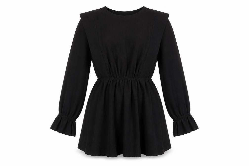 Zara Women Black Long Sleeve Dress Size 12