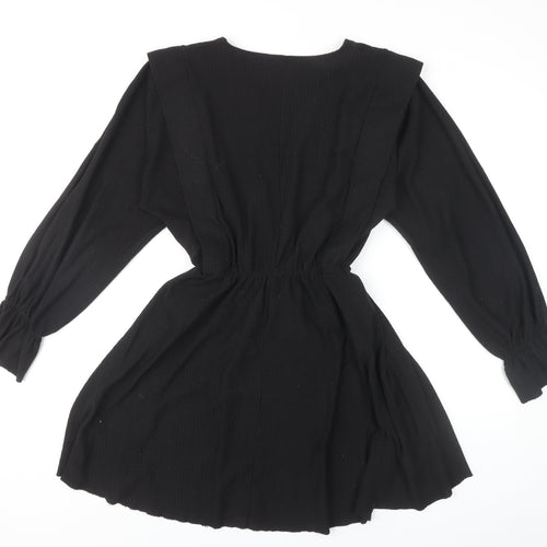 Zara Women Black Long Sleeve Dress Size 12